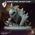 Magmabur | (Large) Miniature by Archvillain Games | Resin Mini For Tabletop Gaming, D&D, Pathfinder, Painting | Assembled and Primed - Brush and Battle