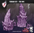 The Hive | Tabletop Scatter Terrain Set | By Forbidden Prints | Alien Bug Planet Themed Terrain Great for Any 28mm or 32mm Tabletop Wargame! - Brush and Battle