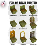 Dungeon Blocks Toxic Sewer Expansion Tiles (1-53) | FDM or Resin Printed | Great for D&D, Pathfinder, or any Tabletop RPG | Free Grids!