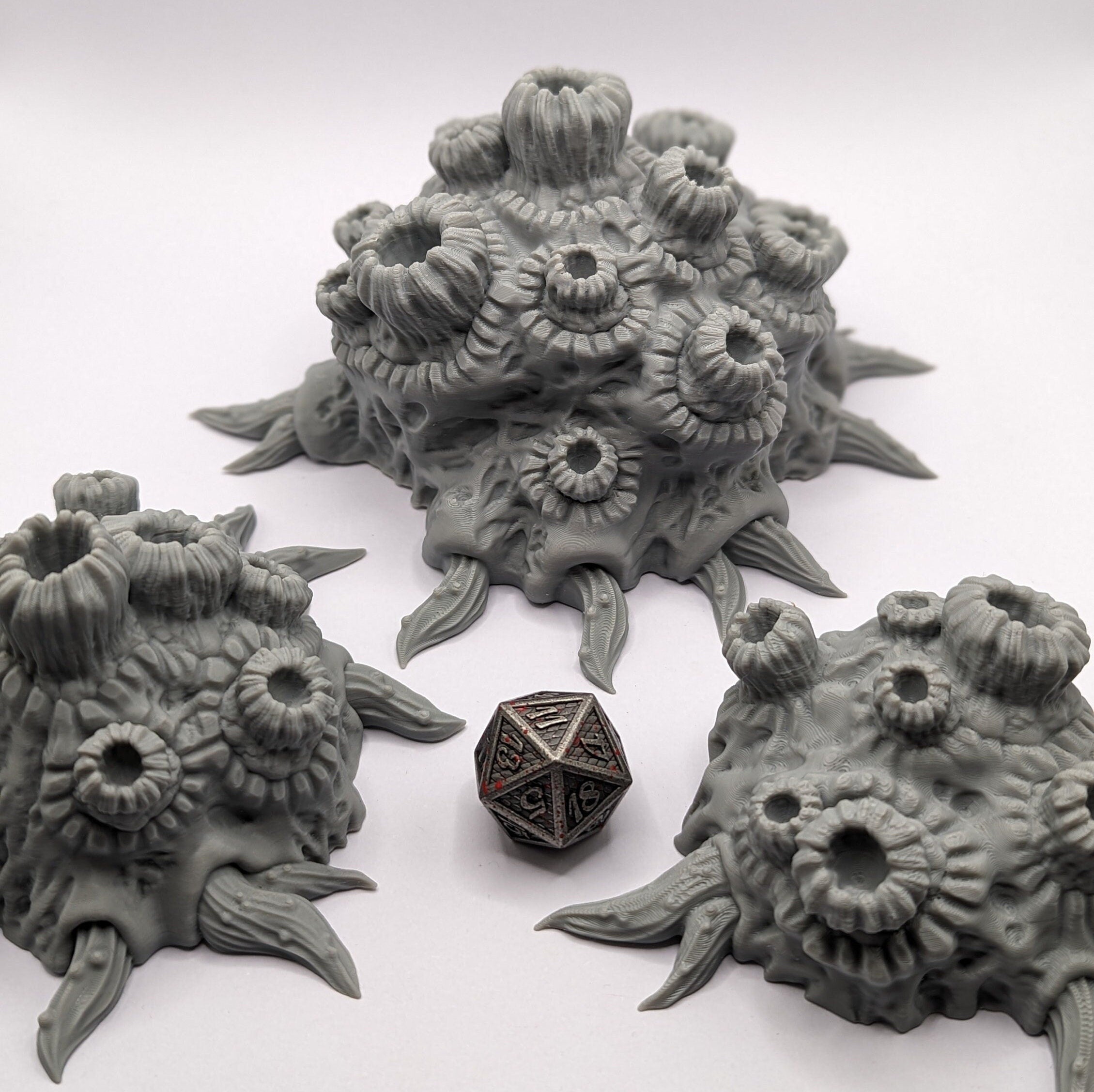 The Hive | Tabletop Scatter Terrain Set | By Forbidden Prints | Alien Bug Planet Themed Terrain Great for Any 28mm or 32mm Tabletop Wargame! - Brush and Battle
