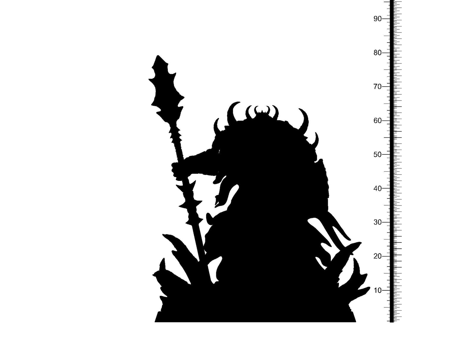Razothorn the Crimson Lord | Miniature by Clay Cyanide | Resin Mini For Tabletop Gaming, D&D, Pathfinder, Painting | Assembled and Primed - Brush and Battle