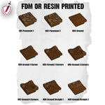 Dungeon Blocks Medieval Town Expansion Tiles (1-43) | FDM or Resin Printed | Great for D&D, Pathfinder, or any Tabletop RPG | Free Grids!
