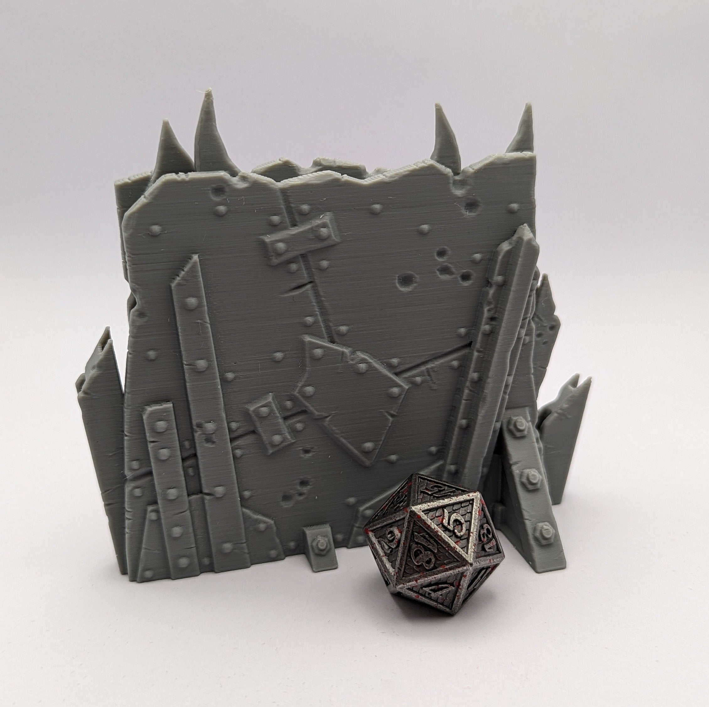 Tabletop Terrain Set | Orc Badlands Cover | By Forbidden Prints | Great for Any Tabletop Wargame - Brush and Battle