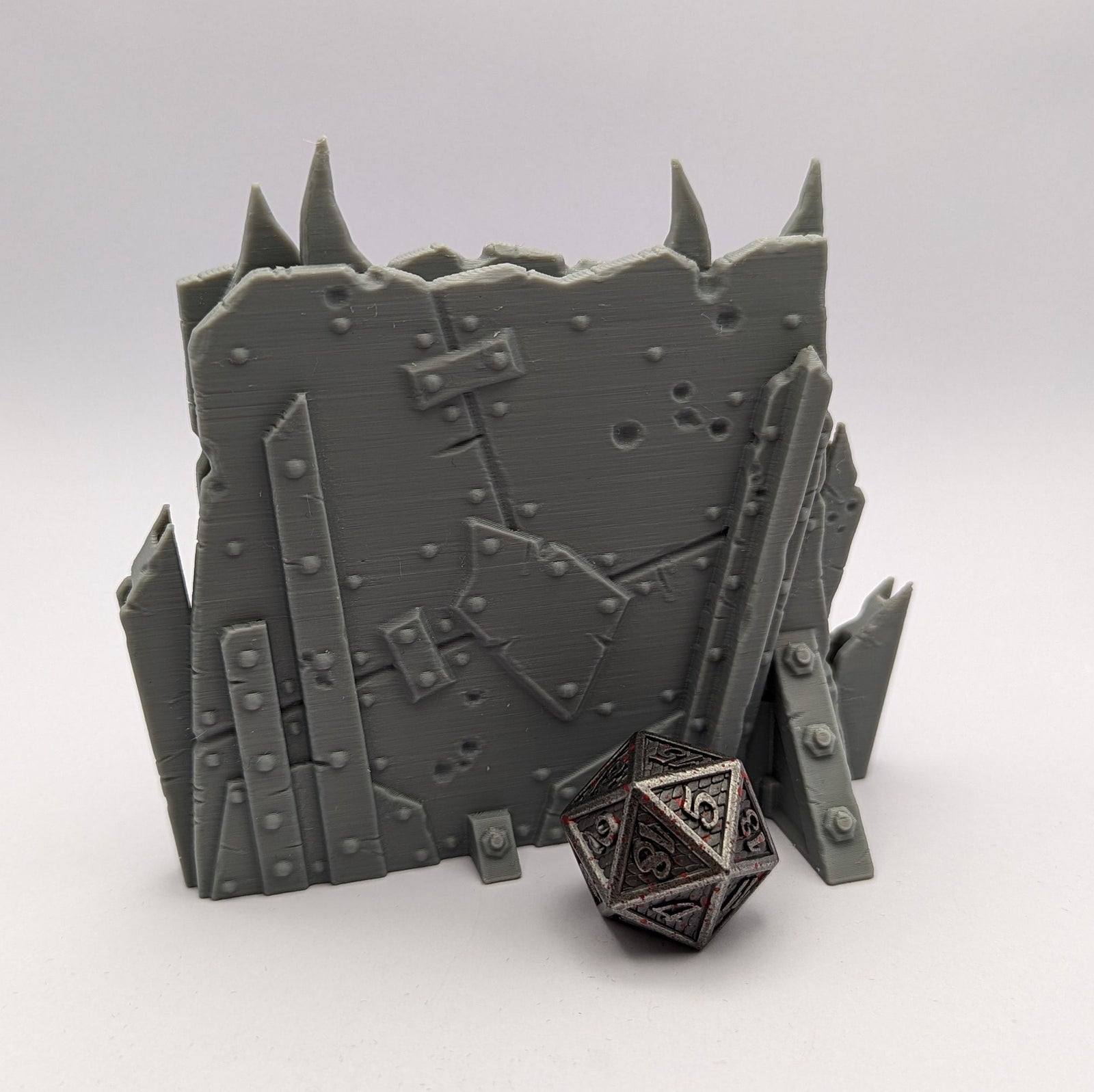 Tabletop Terrain Set | Orc Badlands Cover | By Forbidden Prints | Great for Any Tabletop Wargame - Brush and Battle