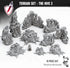 The Hive 2 Tabletop Scatter Terrain Set | By Forbidden Prints | Alien Bug Themed Bundle Great for Any 28mm or 32mm Tabletop Wargame! - Brush and Battle