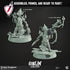 Creepy Goblin Surgeons | Miniatures by Cast n Play | Resin Mini For Tabletop Gaming, D&D, Pathfinder, and Painting | Assembled and Primed - Brush and Battle