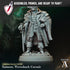 Heroes Vol. XXXIII | Miniatures by Archvillain Games | Resin Mini for Tabletop Gaming, D&D, Pathfinder, and Painting | Assembled and Primed - Brush and Battle