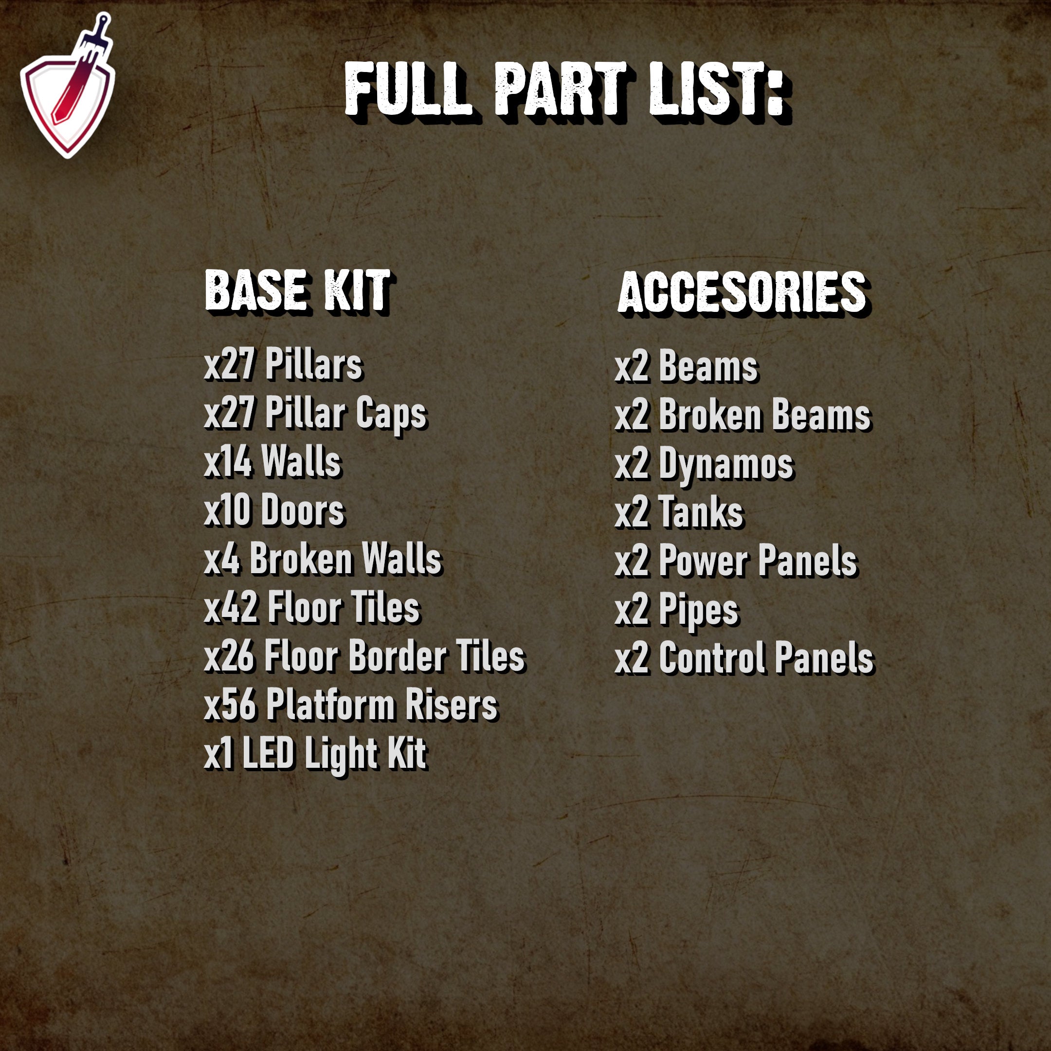 Killteam & Boarding Action Terrain | Hiveship | Light Kit Included | 221 Pieces! - Brush and Battle