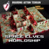 Killteam & Boarding Action Terrain | Space Elves Worldship | Light Kit Included | 221 Pieces! - Brush and Battle
