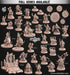 Dwarf Forgehammer Blacksmiths | Miniatures by Cast n Play | Resin Mini For Tabletop Gaming, D&D, Pathfinder, Painting | Assembled and Primed - Brush and Battle