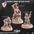 Dwarf Forgehammer Blacksmiths | Miniatures by Cast n Play | Resin Mini For Tabletop Gaming, D&D, Pathfinder, Painting | Assembled and Primed - Brush and Battle