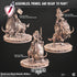 Dwarven Boar-Steeler Riders | Miniatures by Cast n Play | Resin Mini For Tabletop Gaming, D&D, Pathfinder, Painting | Assembled and Primed - Brush and Battle