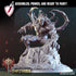 Xalaxus the Bloodfiend | (Large) Miniature by Clay Cyanide | Resin Mini For Tabletop Gaming, D&D, Pathfinder, Painting | Assembled + Primed - Brush and Battle
