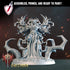 Jhask the Defiler | Miniature by Clay Cyanide | Resin Mini For Tabletop Gaming, D&D, Pathfinder, and Painting | Assembled and Primed - Brush and Battle