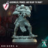 Krigere (6-11) | Miniatures by Archvillain Games | Resin Mini for Tabletop Gaming, D&D, Wargaming, Painting | Assembled and Primed - Brush and Battle