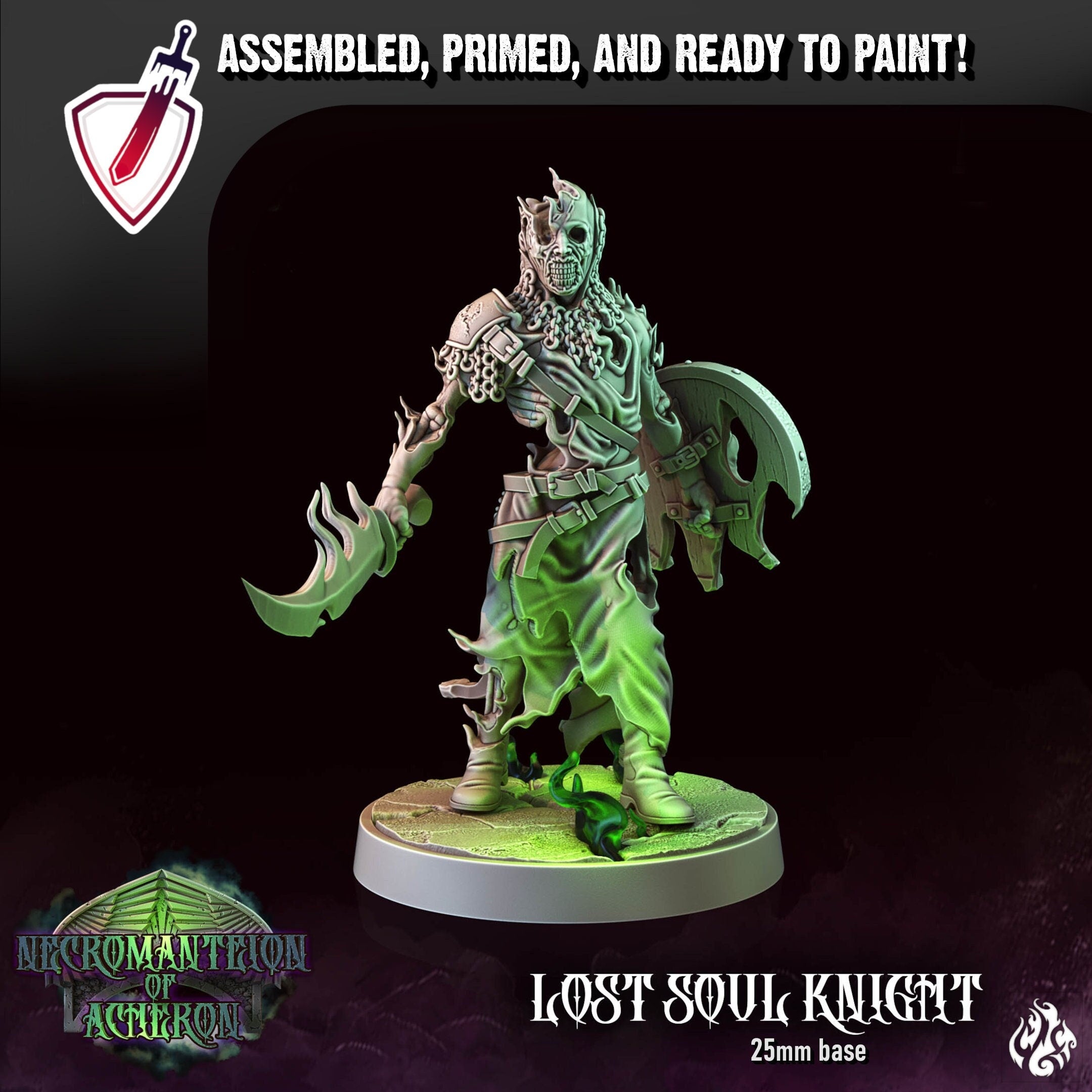 Lost Souls | Miniatures by Crippled God Foundry | Resin Mini For Tabletop Gaming, D&D, Pathfinder, and Painting | Assembled and Primed - Brush and Battle