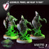 Wraiths | Miniatures by Crippled God Foundry | Resin Mini For Tabletop Gaming, D&D, Pathfinder, and Painting | Assembled and Primed - Brush and Battle