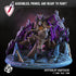 Mother of Arachnids | Miniature by Crippled God Foundry | Resin Mini For Tabletop Gaming, D&D, Pathfinder, Painting | Assembled and Primed - Brush and Battle