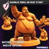 Batchoy Ex-Convict Master Nachos | Miniature by Papsikels | Resin Mini For Tabletop RPGs, Wargaming, and Painting | Assembled and Primed - Brush and Battle