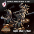 Ogre King's Fangs | Miniatures by Crippled God Foundry | Resin Mini For Tabletop Gaming, D&D, Pathfinder, Painting | Assembled and Primed - Brush and Battle