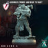 Krigere (1-5) | Miniatures by Archvillain Games | Resin Mini for Tabletop Gaming, D&D, Wargaming, Painting | Assembled and Primed - Brush and Battle