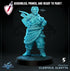 Clanfolk | Miniatures by Mammoth Factory | Resin Mini For Tabletop Gaming, D&D, Pathfinder, and Painting | Assembled and Primed