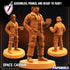 Space Captain | Miniature by Papsikels | Resin Mini For Tabletop RPGs, Wargaming, and Painting | Assembled and Primed - Brush and Battle
