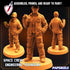 Space Crew Engineer Technician | Miniature by Papsikels | Resin Mini For Tabletop RPGs, Wargaming, and Painting | Assembled and Primed - Brush and Battle