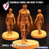 Space Crew Navigator | Miniature by Papsikels | Resin Mini For Tabletop RPGs, Wargaming, and Painting | Assembled and Primed - Brush and Battle