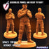 Space Crew Science Officer | Miniature by Papsikels | Resin Mini For Tabletop RPGs, Wargaming, and Painting | Assembled and Primed - Brush and Battle
