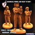Space Crew Warrant Officer | Miniature by Papsikels | Resin Mini For Tabletop RPGs, Wargaming, and Painting | Assembled and Primed - Brush and Battle