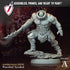 Warchief Azrokal | Miniature By Archvillain Games | For Tabletop Gaming, D&D, Pathfinder, And Painting | Assembled And Primed - Brush and Battle