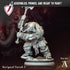 Kor'Garal Varrak | Miniatures By Archvillain Games | For Tabletop Gaming, D&D, Pathfinder, Painting | Assembled And Primed - Brush and Battle