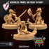 Scrapper Goblins | Miniatures By Dragon Trappers Lodge | For Tabletop Gaming, D&D, Pathfinder, Painting | Assembled And Primed - Brush and Battle