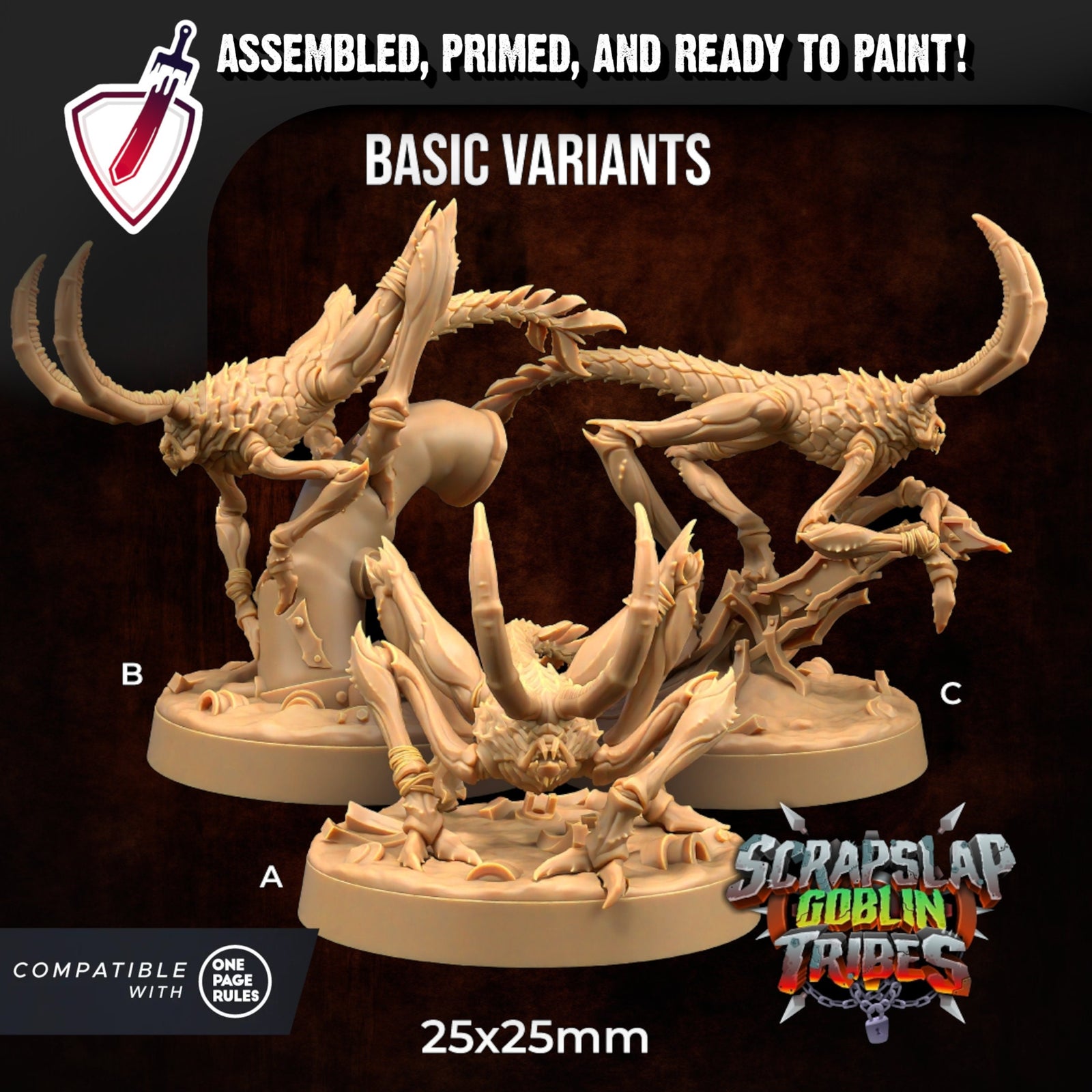 Rust Monster | Miniatures By Dragon Trappers Lodge | For Tabletop Gaming, D&D, Pathfinder, Painting | Assembled And Primed - Brush and Battle