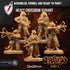 Draxi Specialists | Miniatures By Dragon Trappers Lodge | For Tabletop Gaming, D&D, Pathfinder, Painting | Assembled And Primed - Brush and Battle