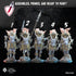 Shedo Knights On Longma | Miniatures By Lost Kingdom | For Tabletop Gaming, D&D, Pathfinder, Wargames, And Painting | Assembled And Primed - Brush and Battle