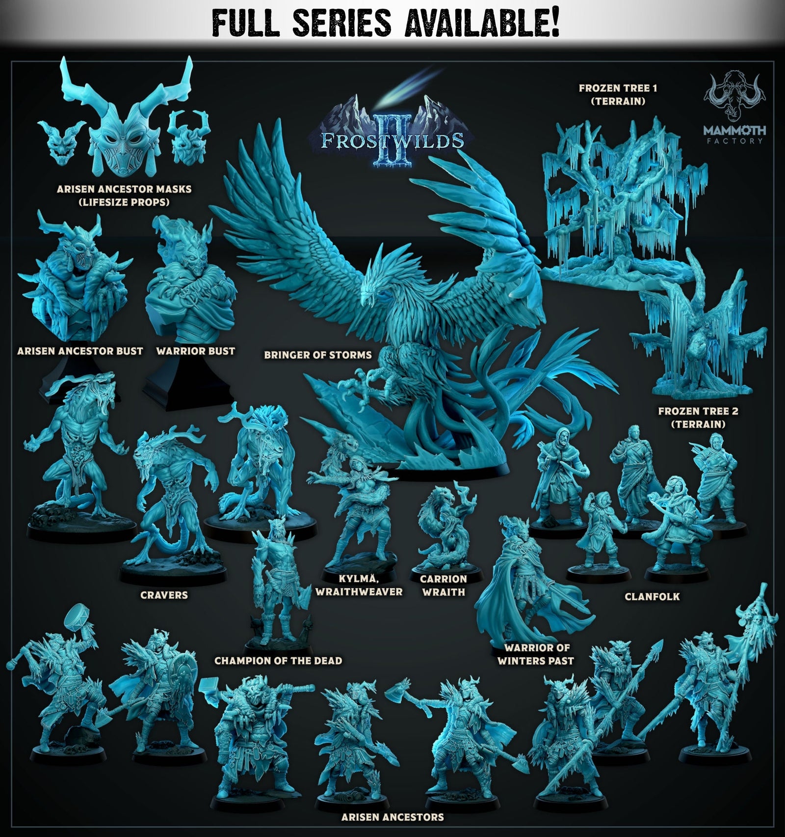 Bringer of Storms | Miniature by Mammoth Factory | Resin Mini For Tabletop Gaming, D&D, Pathfinder, and Painting | Assembled and Primed