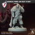 Ascalor Warseeker | Miniature By Archvillain Games | For Tabletop Gaming, D&D, Pathfinder, And Painting | Assembled And Primed - Brush and Battle
