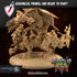 Goblefax Scrap Dragon | (Large) Miniature By Dragon Trappers Lodge | For Tabletop Gaming, D&D, Pathfinder, Painting | Assembled And Primed - Brush and Battle
