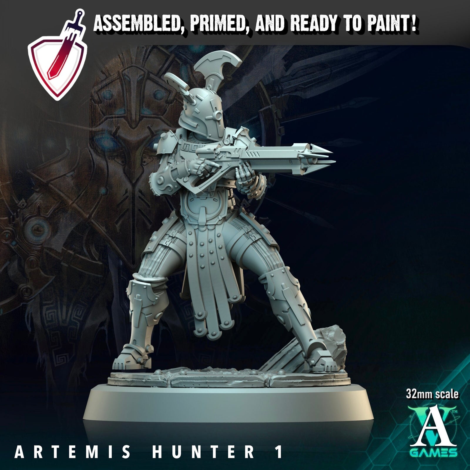Artemis Hunters| Miniatures By Archvillain Games | For Tabletop Gaming, D&D, Wargaming, And Painting | Assembled And Primed - Brush and Battle