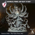 Ammon Diah | (Massive) Miniature By Archvillain Games | For Tabletop Gaming, D&D, Pathfinder, And Painting | Assembled And Primed - Brush and Battle