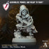Jambir Hidden Blade | Miniature By Archvillain Games | For Tabletop Gaming, D&D, Pathfinder, And Painting | Assembled And Primed - Brush and Battle