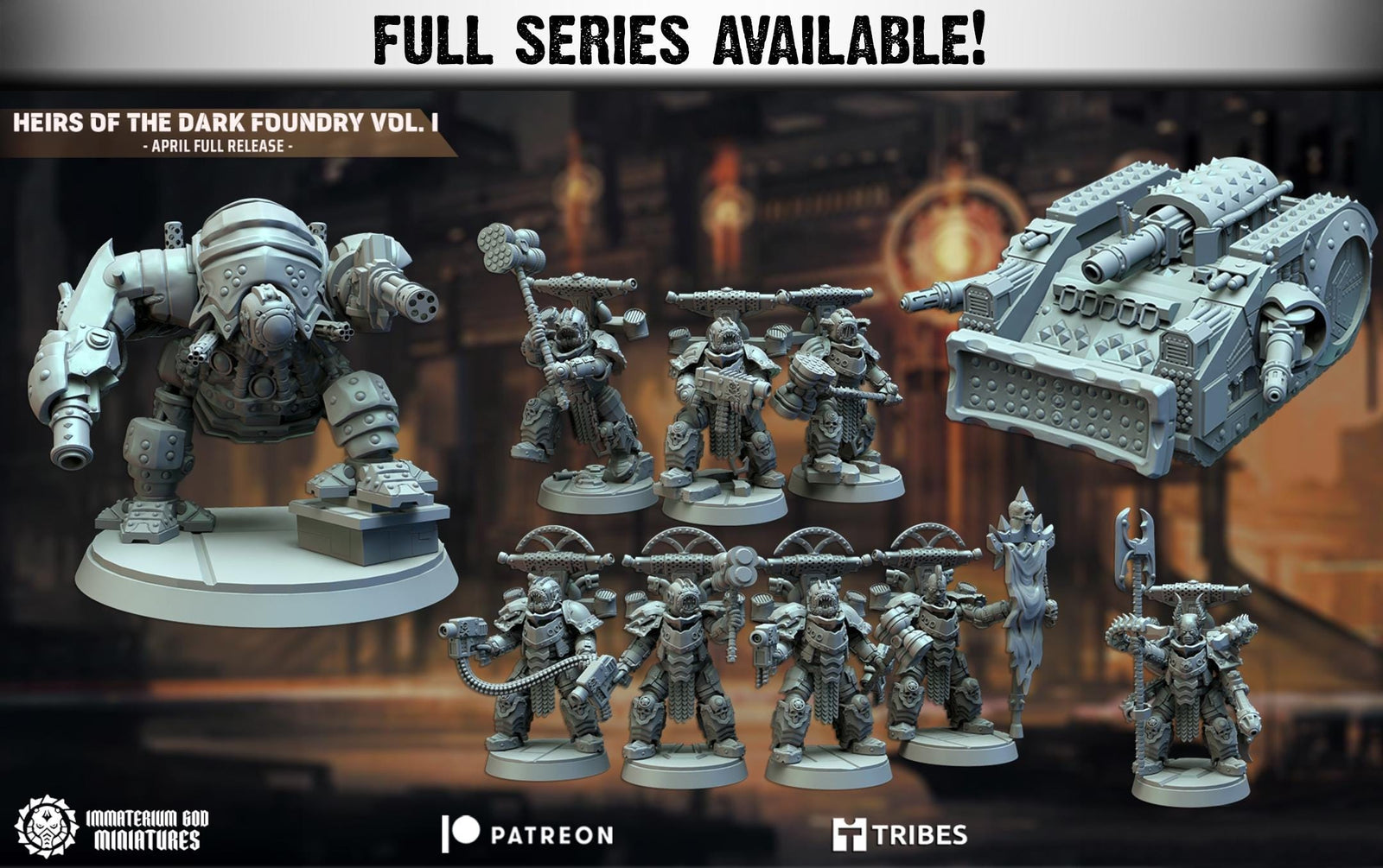 Banebomber Tank | (Large) Miniature by Immaterium God | Resin Mini for Tabletop Gaming, D&D, Wargaming, and Painting | Assembled and Primed