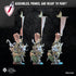 Shedo Knight Battle Standard | Miniature By Lost Kingdom | For Tabletop Gaming, D&D, Pathfinder, Wargames, Painting | Assembled And Primed - Brush and Battle