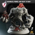 Elemental Golems | Miniatures by DM Stash | Resin Mini For Tabletop Gaming, D&D, Pathfinder, and Painting | Assembled and Primed