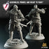 Wandering Samurai - Saburo Ryu | Miniature by DM Stash | Resin Mini For Tabletop Gaming, D&D, Pathfinder, Painting | Assembled and Primed