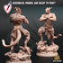 Dragonborn Pugilist - Kuthrak'Va | Miniature by DM Stash | Resin Mini For Tabletop Gaming, D&D, Pathfinder, Painting | Assembled and Primed