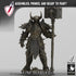 Unchained Commanders | By Rescale Miniatures | Resin Mini for Tabletop Wargames, RPGs, and Painting | Assembled and Primed