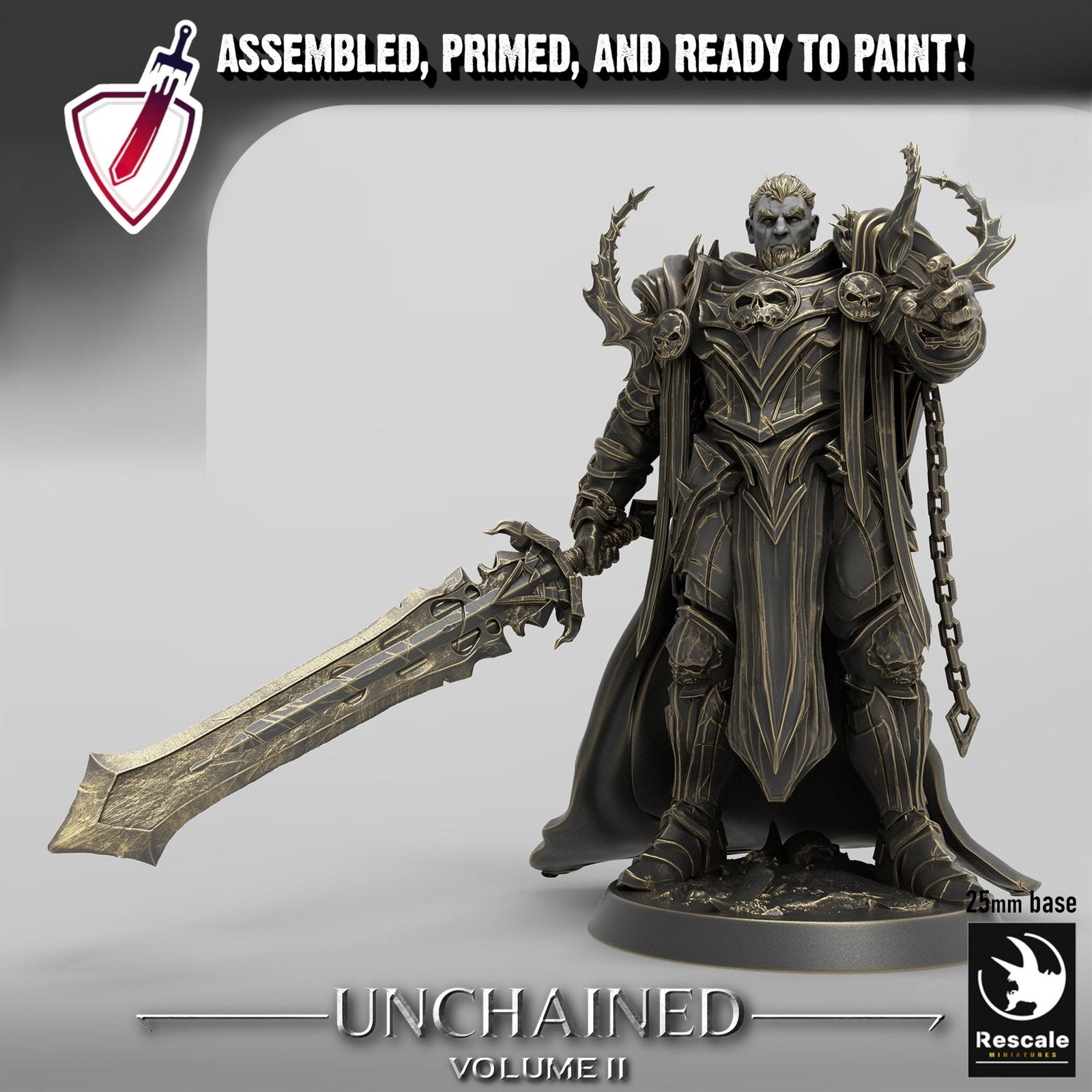 Olaf's Son | By Rescale Miniatures | Resin Mini for Tabletop Wargames, RPGs, and Painting | Assembled and Primed